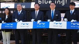 JFAのサッカー文化創造拠点「blue-ing! 」がオープン！田嶋会長、宮本専務理事、澤穂希らがテープカット