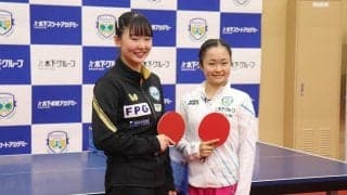 卓球張本美和、フィギュア島田麻央と緊張の“15歳対談”　キャリアや試合への向き合い方など語る「大丈夫なくらい練習する」