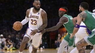 優勝候補セルティックスに敗れたレイカーズのレブロン「俺たちが健康体だとは思えない」
