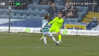 「それ外したら何決めんねん！」日本代表・古橋亨梧 “最高の抜け出し”からGKと1対1に…　これ以上ない状況でシュートの名手が迎えたまさかの展開