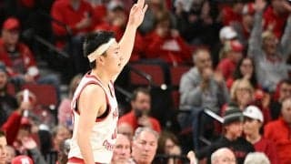 前半で39点リードと波に乗ったネブラスカ大が快勝収め4連勝…富永啓生は攻防両面で活躍