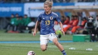 中村敬斗が代表復帰即ゴールで5戦5発の快記録！　「毎回生き残りをかけてやってる」