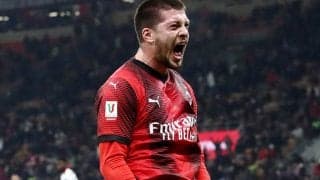 ヨビッチのドッピエッタにトラオレ移籍後初弾、主力温存ミランがカリアリに4発快勝でベスト8【コッパ・イタリア】