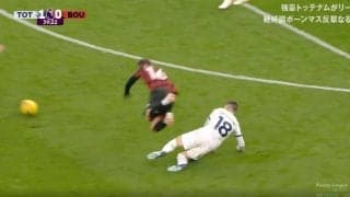 本能的に潰したくなった？「危ねえ！」「怖すぎるだろ…」 アルゼンチン代表の血が騒ぐ“高速タックル”が炸裂した瞬間 ゴール前の危険な位置で体ごとふっ飛ばすハードプレー