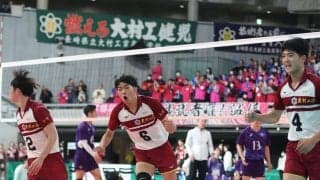 春高バレー　大村工、Ｕ１８代表・土井の攻守で快勝「絶対に勝つという気持ちで」