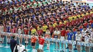 春高バレー　千葉男子・習志野の後藤主将、高らかに選手宣誓