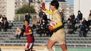 「無失点で優勝したい」早稲田大学2大会ぶりのインカレ制覇へ、GK石田心菜は再現を狙う