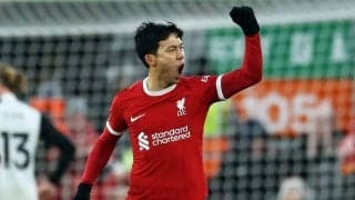 「とんでもない一撃」「トップだ」リヴァプール遠藤航の鮮烈ミドルシュート、プレミアリーグ月間最優秀ゴール賞にノミネート！三笘薫に続き日本代表２人目の受賞なるか？