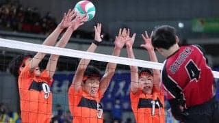 春高バレー　東京学館新潟、高知をストレー倒！　渡辺監督「勝ちたい気持ちを出してくれた」