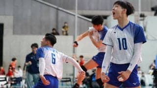 春高バレー　高川学園、粘って３回戦進出　次戦は強豪・駿台学園