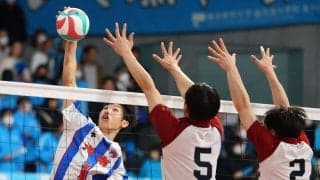 春高バレー　京都男子・洛南、粘りあと一歩