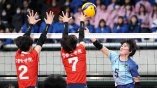 春高バレー　大阪国際滝井・大阪国際、勝ってかぶとの緒　才崎監督「２-０で勝たないといけない」