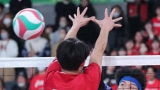 春高バレー　滋賀男子・近江　強豪の千葉・習志野に力及ばず