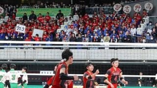 春高バレー　習志野、美爆音にノッて男女とも初戦突破！４年ぶり制限なし応援、室内で威力増大