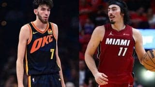 12月の月間最優秀新人賞に2カ月連続でサンダーのホルムグレン、ヒートのハケスJr.が選出