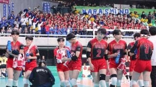 春高バレー　３８年ぶりアベック出場の習志野は男女ともに３回戦で姿消す　〝美爆音〟をバックに奮闘