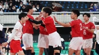 千葉・習志野は敗退、東北の「高さ」に屈す　春高バレー３回戦