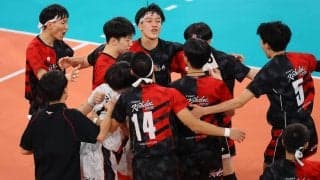 春高バレー　福井工大福井が県勢初の決勝進出　昨年の準々決勝で敗れた鎮西にストレート勝利
