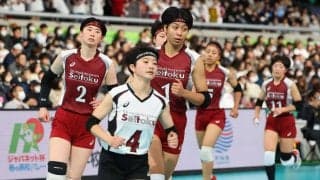 ３冠近づく下北沢成徳　決勝は「自分たちの攻撃できれば」　春高バレー