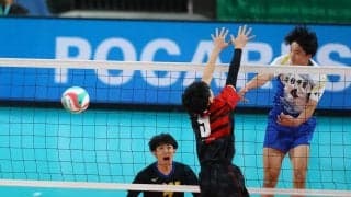 春高バレー　男子は駿台学園が福井工大福井にストレート勝ちし、連覇＆高校総体との２冠達成