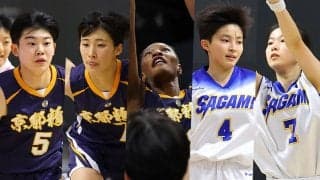 Jr.ウインターカップ女子ベスト5…京都精華の石井日菜が2年連続受賞、相模女子大学中からは竹内みやら2名選出