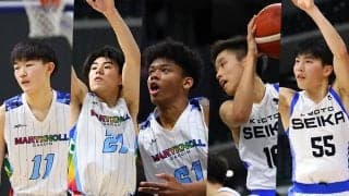 Jr.ウインターカップ男子ベスト5…四日市メリノールの本田蕗以ら3名、京都精華から今西大良ら2名選出