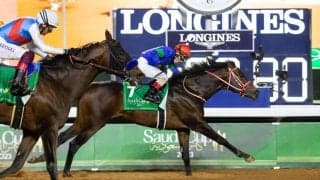 パンサラッサ引退式…矢作師「イクイノックスの子供を負かして欲しい」