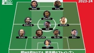 【2023-24セリエA前半戦ベストイレブン】インテルから最多6選手を選出