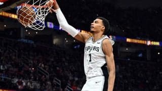 直近6戦で驚異的な数字を残すウェンバンヤマがトップ／最新版ルーキーランキング