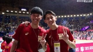 東京グレートベアーズ対ウルフドッグス名古屋戦にて、伊藤吏玖・水町泰杜が再会！