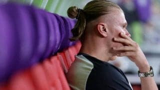 ハーランドが1月いっぱい欠場も？　ペップ「今月末までに準備できれば」