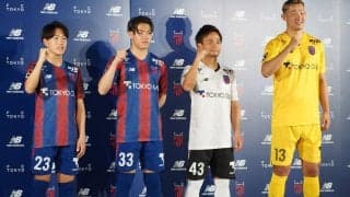 新エンブレム採用のFC東京が新ユニフォーム公開！青赤ストライプに東京都のシルエットパターンを配置