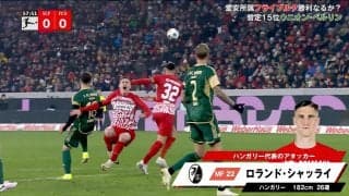 「審判有能で草」激しく転倒→ノーファウル判定で大絶叫！ サポーターも騙されたハンガリー代表FW“名演技”の瞬間 的確ジャッジに賞賛の声も