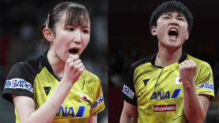 早田ひな、張本智和らがパリ五輪団体出場に導くか　組み合わせ発表、女子はブラジル、男子は台湾らと対戦【世界卓球】