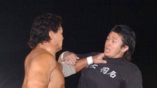 天龍源一郎がケンコバに「あん時の男か」　柴田勝頼に勝利した試合中のサムズアップ