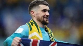 「3-0や4-0の方が説得力あるだろうけど」オーストラリア代表守護神ライアン、2戦連続辛勝での決勝T進出に充実感