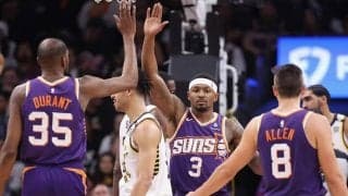 勝負どころで”ビッグ3″が躍動したサンズがペイサーズを破り5連勝…渡邊は出場せず