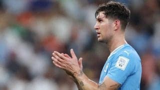 ストーンズがシティ練習に合流！　足首負傷から実戦復帰の第一歩に