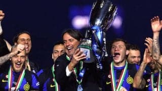 3連覇達成でスーペル・コッパ最多優勝監督となったインザーギ「少し苦しんだが…」