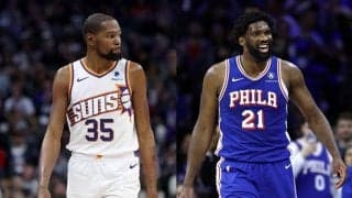 今季第13週の週間MVPにサンズのデュラント、シクサーズのエンビードが選出