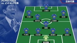 日本代表がDFライン総入れ替え！大一番のインドネシア代表戦は大幅変更、堂安律と久保建英が共演【アジアカップ2023】