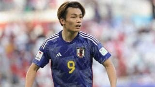 「厳しいですよね笑」ハットトリック未遂の上田綺世、先制点のPKシーンは「話していた通り」と堂安律との関係を語る