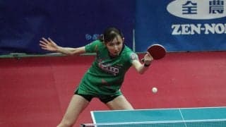 早田ひなと張本美和がストレートで完勝発進　3連覇狙う戸上隼輔も初戦突破【全日本卓球】