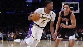 レイカーズのキャム・レディッシュが右足首捻挫で最低2週間の離脱…24日の“LA対決”で負傷