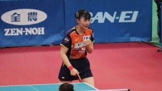張本美和、木原美悠との“直接対決”圧勝でパリ五輪へ猛アピール　初の4強進出で最年少優勝も視界【全日本卓球】
