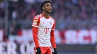 アウグスブルク戦で負傷交代のコマン、左ヒザじん帯断裂で数週間の離脱に…