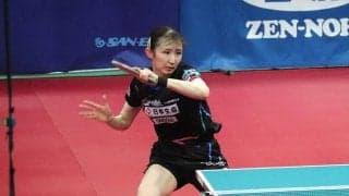 早田ひな、躍進の赤江夏星相手に圧巻ストレート　貫録の決勝進出、第6回選考会で敗戦の張本美和と対戦へ【全日本卓球】