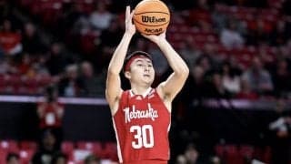 ネブラスカ大がアウェーでメリーランド大に黒星…富永啓生は得意の3P含む7得点