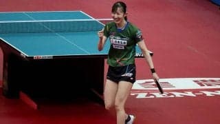 早田ひな、張本美和をストレート撃破で連覇達成　平野美宇と代表入り確実のパリ五輪へ覚悟「金メダルを目指す」【全日本卓球】