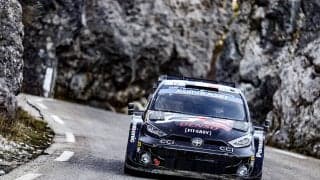WRCモンテカルロ：トヨタのセバスチャン・オジエが2番手で土曜日をフィニッシュ、3.3秒差を追って最終日へ